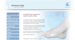 Desktop Screenshot of podologiepraxis-niggli.ch